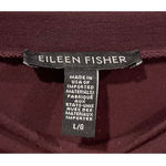 Eileen Fisher  Cassis Crew Neck Brown Shift Dress Photo 2