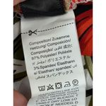 Shein Curve Tropical Floral Maxi Skirt Tiered Ruffle Tie Waist 2XL multicolor White Size 2X Photo 9