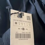 ZARA NWT   RHINESTONE DRESS WITH DRAPED NECKLINE BLACK MEDIUM Photo 8