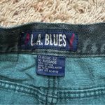 L.A. Blues Vintage  Jeans Women's Size 10 Classic Straight Leg Green Denim Pockets Photo 3