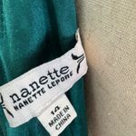 Nanette Lepore  Teal Sequin Long Sleeve Dress Photo 12