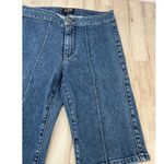 J+CO Denim Shorts Womens Size 26 Medium Blue Wash High Rise Seamed 10" Bermuda Photo 3