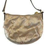 Coach  Small Metallic Gold Crossbody Purse Photo 1