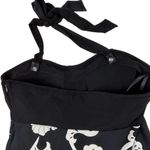 White House | Black Market  Women's Halter Neck Floral Dress Size 8 Black Photo 10