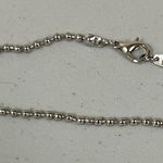 Silver 90s Punk Goth Ball Bracelet Jewelry 🔪 Photo 0