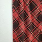 American Vintage Vintage 90s Briggs New York Red Brown Plaid Midi Skirt High Rise Dark Academia 6 Photo 7