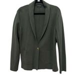 Summersalt Knit Blazer Olive Green Organic Cotton Size L Photo 0
