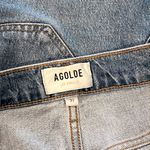 AGOLDE Riley Long High Rise Straight Jeans Size 31 Quiver Slim Straight Leg Photo 6