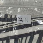 Loft Size MP Petite Pants Ankle Crop Wide Leg Shimmer Stripe Tie Waist High Rise Photo 12