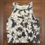 Barre3 Tank Top Women’s Small Gray Tie Dye High Neck Shirt Photo 0