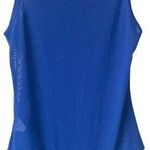 ARIA CLOTHING Sheer Mesh Sleeveless Bodysuit Size Small Blue Going Out Sexy Photo 2