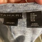 Tahari  Linen Blend Open Front Cardigan Sweater Lightweight Women's M‎ Photo 3