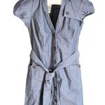 G by Guess  belted denim pinstripe mini dress Photo 0