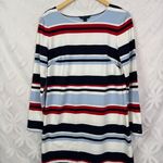 Tommy Hilfiger  Striped 3/4 Sleeve Striped‎ Tee Dress Size M Photo 8