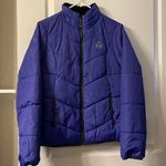 Gerry Puffy Ski Jacket Purple Black Vintage Size Small GUC #3509 Photo 1