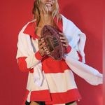 Free People FP Movement Rugby Tunic Layer NWT Red Size XS Photo 2