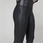 Spanx faux leather high rise leggings black small tall NWT Photo 4