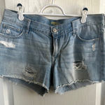 Old Navy  Blue Jean Shorts Distressed Cut-Off Style -Diva Photo 0