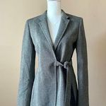 Max Mara | Gray Wool Silk Blend Blazer Jacket Sz 6 Photo 0
