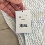 ANDIE NWT Demi Moore  Swim White Crochet Tropez Bottom Large Midrise Classic Fit Photo 3