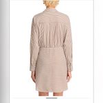 Veronica Beard NWT Roanoke Striped Shirtdress Sz 8 Photo 3