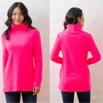 Dudley Stephens Cobble Hill Neon Pink Fleece Long Sleeve Pullover Size M Photo 1