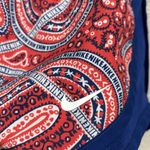 Nike Women Red Blue Paisley All over Print Running Tempo Lined Shorts Size XS Photo 1