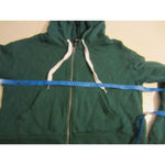 Forever 21 Cropped Athletic Wear Full Zip Up Green Hoodie With Pockets Size M Photo 8