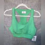 Cozi Green Women's Sports Bra Cotton Blend NWT size M Photo 4
