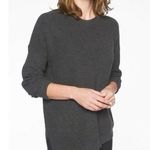 Athleta  rest day grey asymmetrical sweater Photo 0