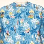GRAFF Womens Top Petite L Vintage Beach Coastal Nautical Vacation Hawaiian Surf Blue Size undefined Photo 7