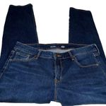 Old Navy  Dark Wash Blue Straight Leg Jeans Mid Rise Slim Women’s Size 14 Pants! Photo 1