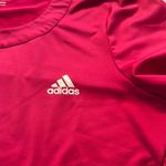 Adidas Pink Fitted Polo T-Shirt Photo 2