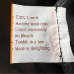 (Flawed Button Broken)Fridaze Linen Redefined Black Linen Shirt Jacket Size XL Photo 13