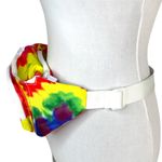 FILA Tie Dye Fanny Pack, Pink, Yellow, Green Photo 1