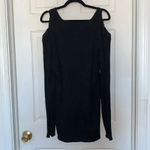Ashley Stewart  Cold Shoulder Sweater Black Size 22 Photo 1