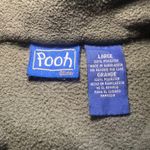 Winnie the‎ Pooh Disney Piglet Fleece 1/4 Zip Pullover Sweater Adult Large Green Photo 2