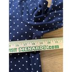 Croft & Barrow  Women Size Medium Cotton Polka Dot Shirt 3/4 Sleeve Casual Relax Photo 4