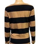 Old Navy Striped 3 Quarter Sleeve Button Cuff Midi Shirt Dress Womens Medium Photo 3