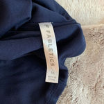 Fabletics  24/7 Kick Flare Pant Women's‎ Navy Blue Side Zip High Rise Size Medium Photo 6