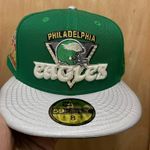 Myfitteds Philadelphia eagles Super Bowl patch size 8 new era fitted brand new in store exclusive Green Photo 0