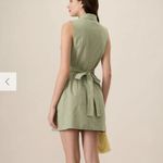 RIHOAS Women's Green Collared Pocket Mini Dress 3 Size M Photo 3