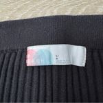 Free People FP Beach Callie Black Ribbed Women's Skirt Photo 3