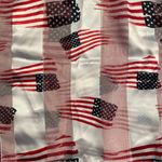 American Flag Silk Like Scarf Red White & Blue 60”x 13” Photo 1