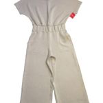 Spanx NWT 50625R AirEssentials Cropped Wide Leg Jumpsuit in Tahini M Photo 0