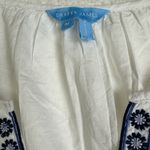 Draper James  Short Sleeve Embroidered Top Size M Photo 4