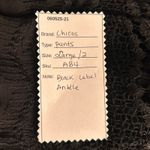 Chico's Womans Pants Size L Bohemian Resort Black Travel Lace Flowy Wide Leg Soft Photo 9