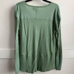 Eye Candy NWT  Green Thermal V-Neck Long Sleeve Shirt Photo 1