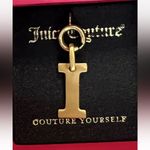 Juicy Couture NWT NIB  Letter " I " Pendent Necklace Charm NEW Gold Tone Photo 1