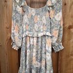 VICI Floral Ruffle Dress in Pastel Shades Photo 0